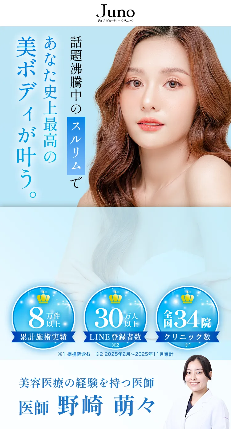 CM放送中！話題沸騰中のスルリムであなた史上最高の美ボディが叶う！1部位目9,800円(税込)