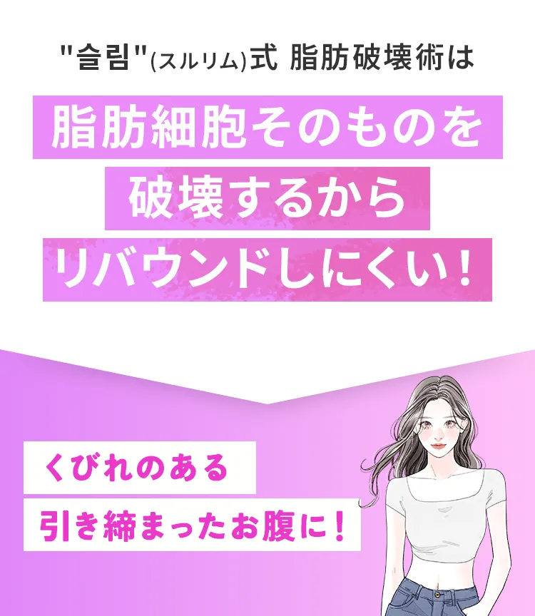 くびれのある引き締まったお腹に！